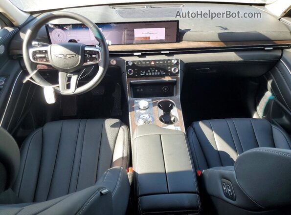 KMUHGESB6TU305586 2026 GENESIS GV80 White Widok zestawu wskaźników
