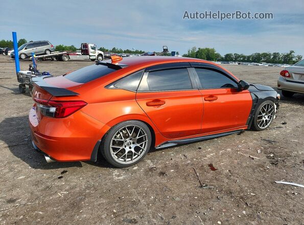 2HGFE1E57NH476787 2022 HONDA CIVIC Orange წინა მარჯვენა