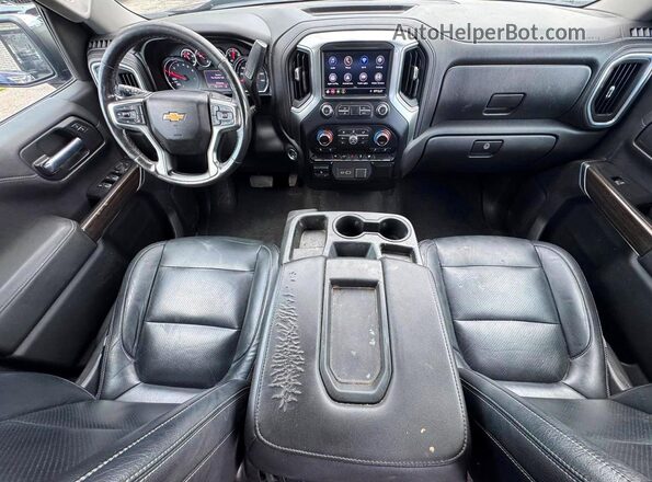 3GCUYDET9LG186867 2020 CHEVROLET SILVERADO Черный Вид щитка приборов