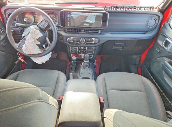 1C4RJXFGXRW250888 2024 JEEP WRANGLER Red ხელსაწყოთა პანელის ხედი