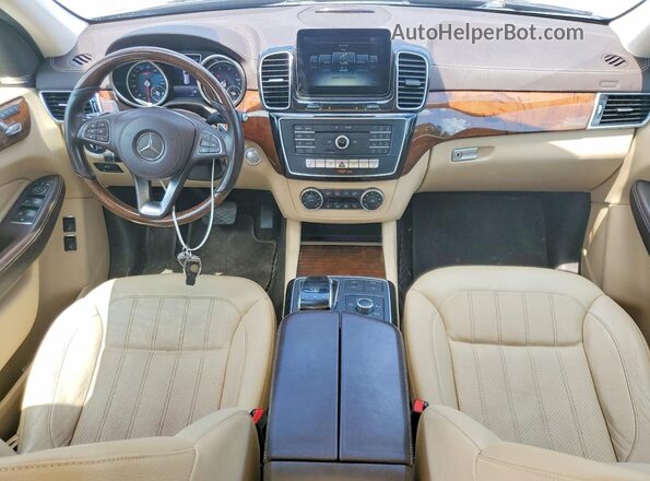 4JGDF6EE0HA913382 2017 MERCEDES-BENZ GLS Blue Vista del cuadro de instrumentos