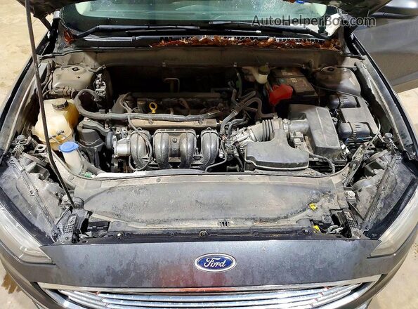 3FA6P0H78JR176468 2018 FORD FUSION Charcoal Սալոնի հետևի տեսք