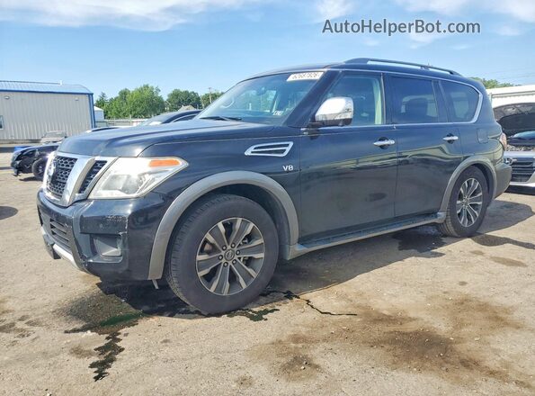 JN8AY2NCXH9502876 2017 NISSAN ARMADA Black უკანა მარცხენა