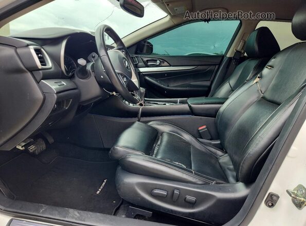 1N4AA6AP2JC391349 2018 NISSAN MAXIMA White Вид панелі приладів