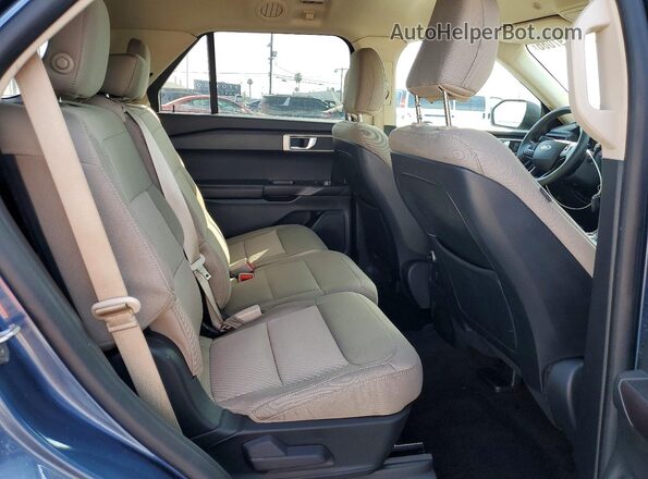 1FMSK7BH2LGB31081 2020 FORD EXPLORER Blue Widok komory silnika