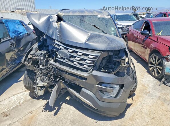 1FM5K8F89HGD99968 2017 FORD EXPLORER Gray Հետևի տեսք