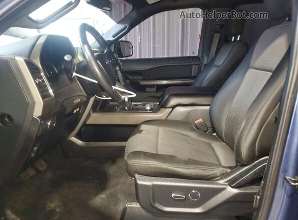 1FMJK1JT7KEA27596 2019 FORD EXPEDITION Blue Вид панелі приладів
