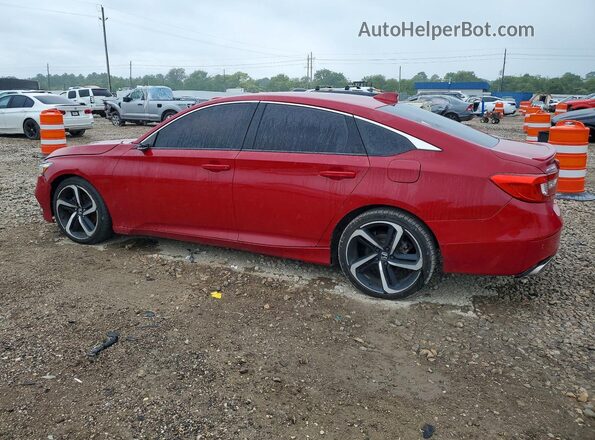 1HGCV1F38KA110007 2019 HONDA ACCORD Red უკანა მარჯვენა