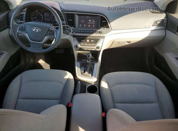 KMHD84LF4HU224194 2017 HYUNDAI ELANTRA Red Вид щитка приладів