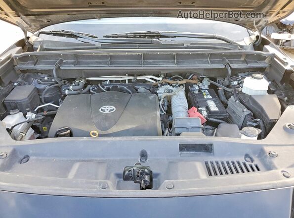 5TDGZRAH2NS539057 2022 TOYOTA HIGHLANDER Черный Вид подкапотного пространства