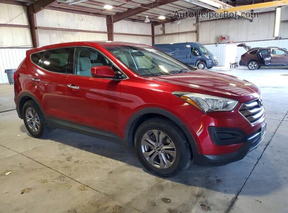 5XYZTDLB9GG326144 2016 HYUNDAI SANTA Burgundy Widok z przodu