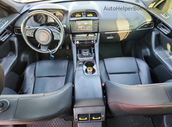 SADCJ2BN5HA085409 2017 JAGUAR F-PACE Green Widok zestawu wskaźników