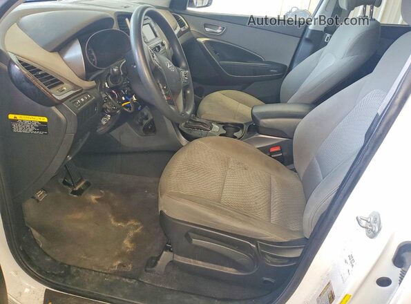5NMZTDLB3JH088319 2018 HYUNDAI SANTA White Widok deski rozdzielczej