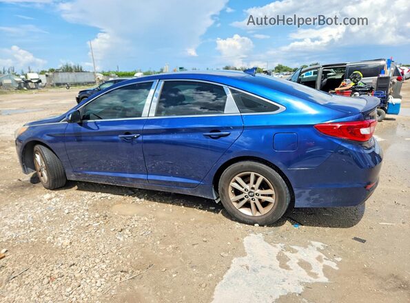 5NPE24AF2GH339561 2016 HYUNDAI SONATA Blue Rear right