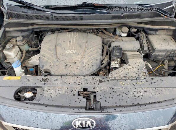 KNDMC5C10G6155424 2016 KIA SEDONA Black VIN კოდის სტიკერის ხედი
