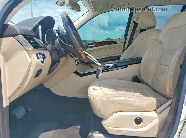 4JGDA5JB6HA956368 2017 MERCEDES-BENZ GLE White Առջևի վահանակի տեսք