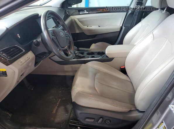 KMHE54L28HA059763 2017 HYUNDAI SONATA Gray Вид панелі приладів