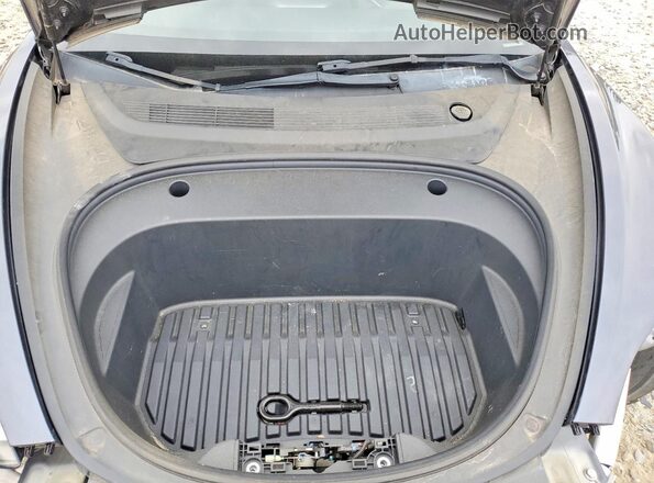 5YJ3E1EA0PF434596 2023 TESLA MODEL Gray Շարժիչի բաժամունքի տեսք