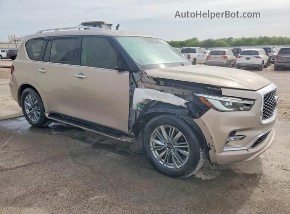 JN8AZ2NF0K9683792 2019 INFINITI QX80 Beige Առջևի աջ
