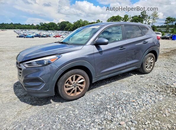 KM8J23A43HU580376 2017 HYUNDAI TUCSON Серый Задняя левая четверть