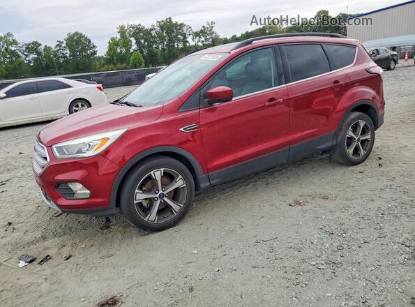 1FMCU0HD8JUA33116 2018 FORD ESCAPE Red Trasero izquierdo