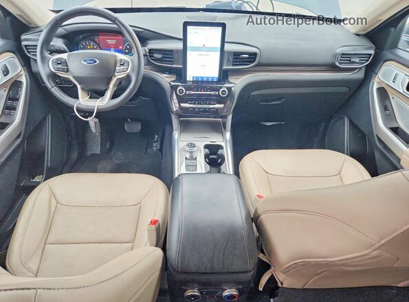 1FMSK7FHXPGA90215 2023 FORD EXPLORER Blue Սարքավորումների վահանակի տեսք