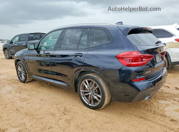 5UXTR9C59KLP92728 2019 BMW X3 Синий Задняя правая четверть