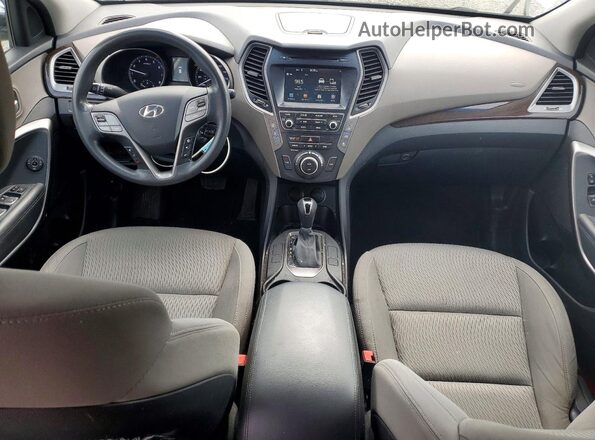 KM8SMDHF8KU298043 2019 HYUNDAI SANTA FE White Սարքավորումների վահանակի տեսք