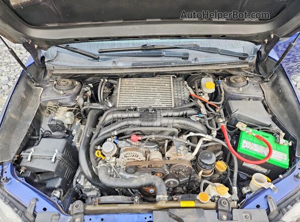 JF1VA1C61K9810461 2019 SUBARU WRX Blue Շարժիչի բաժամունքի տեսք
