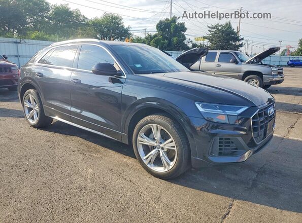 WA1AVAF13KD011544 2019 AUDI Q8 Black Front view