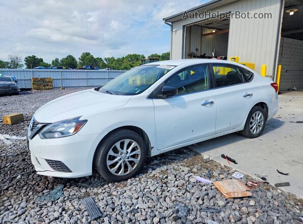 3N1AB7AP4KY314720 2019 NISSAN SENTRA White უკანა მარცხენა