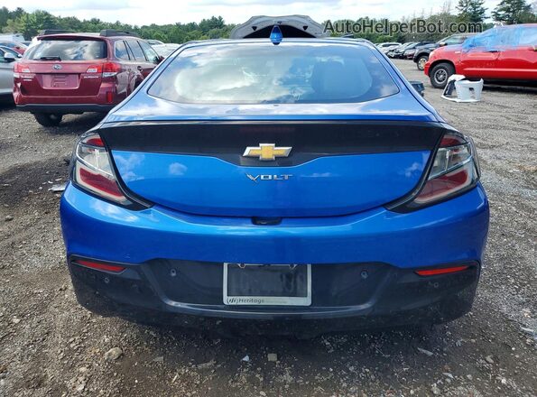 1G1RC6S56JU119538 2018 CHEVROLET VOLT Blue Вид салону спереду