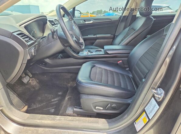 3FA6P0LU5JR274211 2018 FORD FUSION Gray Առջևի վահանակի տեսք