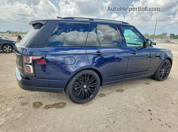 SALGS2SV9JA386337 2018 LAND ROVER RANGE Blue Delantero derecho