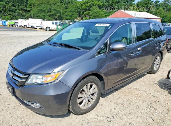 5FNRL5H64GB125339 2016 HONDA ODYSSEY Gray Հետևի ձախ