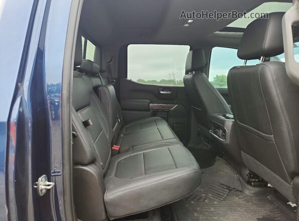 3GCUYGEL7NG168582 2022 CHEVROLET SILVERADO Blue Սալոնի հետևի տեսք