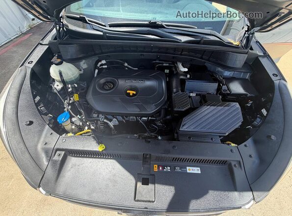 KM8J33A4XJU598151 2018 HYUNDAI TUCSON Gray Առջևի վահանակի տեսք