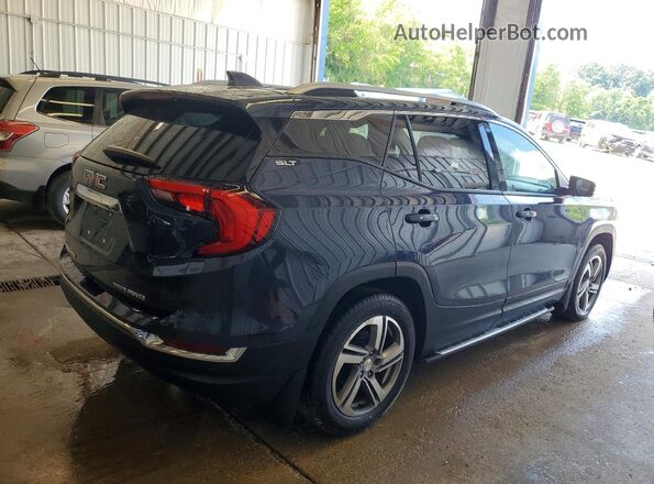 3GKALWEU4JL307660 2018 GMC TERRAIN Blue Передня права чверть