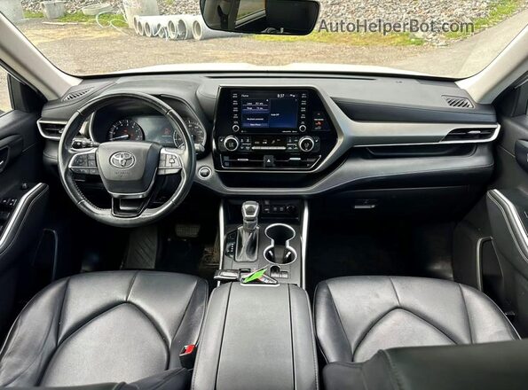 5TDGZRBH5MS542760 2021 TOYOTA HIGHLANDER White Rear view