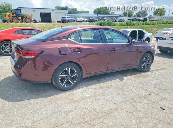 3N1AB8CV9SY278511 2025 NISSAN SENTRA Burgundy Առջևի աջ