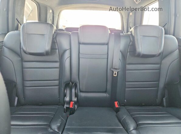 4JGDF7FE7HA752534 2017 MERCEDES-BENZ GLS Black Widok komory silnika