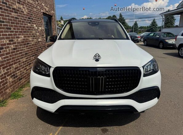 4JGFF8HB4MA365600 2021 MERCEDES-BENZ GLS White Widok z tyłu