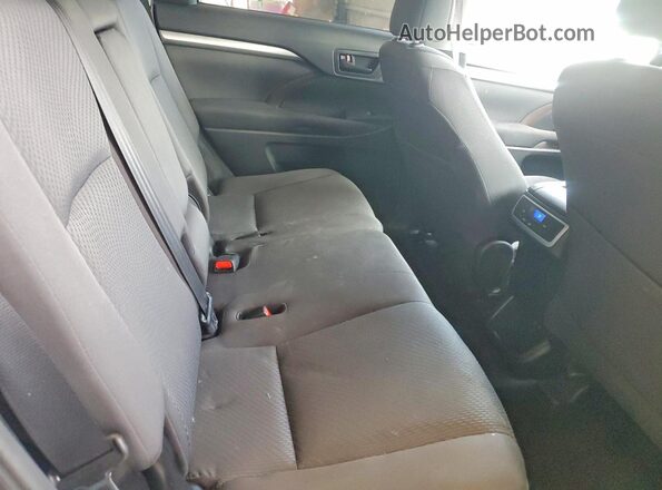 5TDBZRFH0KS718860 2019 TOYOTA HIGHLANDER Серый Вид задней части салона