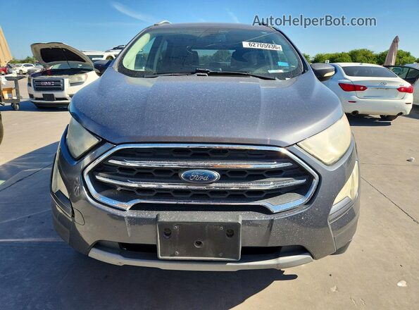 MAJ6P1WL6JC171287 2018 FORD ECOSPORT Gray Rear view