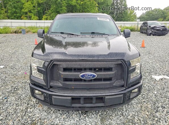 1FTEX1CP7GFB43437 2016 FORD F150 Black Vista trasera