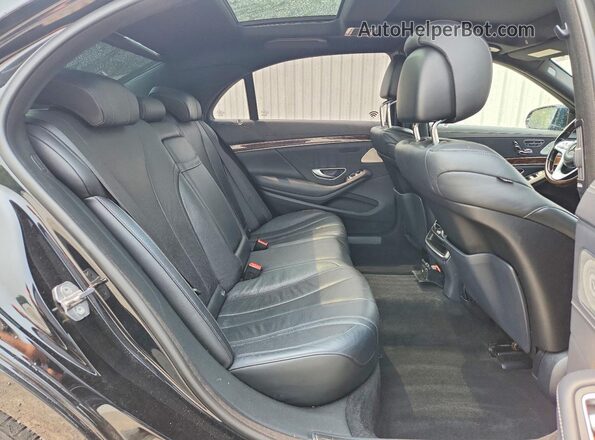 WDDUG6EB4KA459223 2019 MERCEDES-BENZ S-CLASS Black უკანა სალონის ხედი