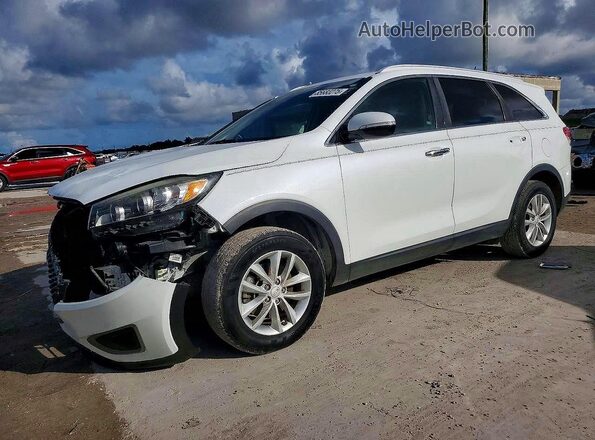 5XYPG4A36HG235745 2017 KIA SORENTO White Հետևի ձախ
