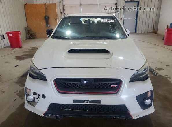 JF1VA2V69H9815919 2017 SUBARU WRX White Widok z tyłu