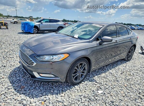 3FA6P0LU5JR274211 2018 FORD FUSION Gray Հետևի ձախ