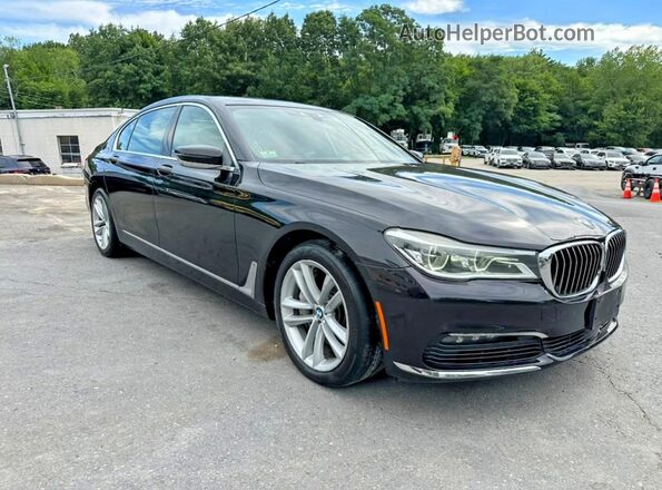 WBA7F2C31HG422888 2017 BMW 7 SERIES Blue Vista frontal